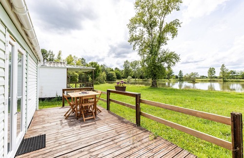 Queyrac Location De VR | Hôtellerie de plein air, pêche et détente au Lac d'Isachris à Queyrac dans le Médoc - Mobilhome 4