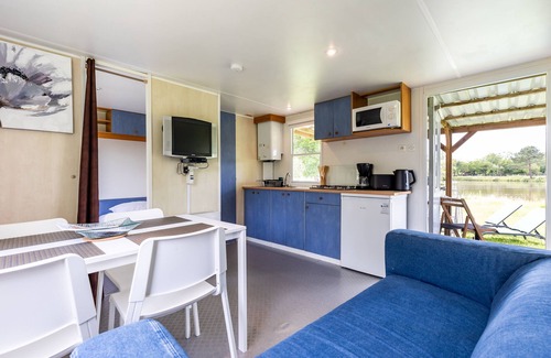 Queyrac Location De VR | Hôtellerie de plein air, pêche et détente au Lac d'Isachris à Queyrac dans le Médoc - Mobilhome 6