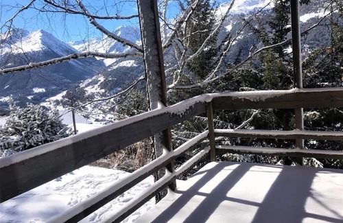 St. Luc Chalet De Ski | Extérieur : Chalet à l’architecture moderne sur 3 étages, pour 6 personnes, belle vue panoramique -I