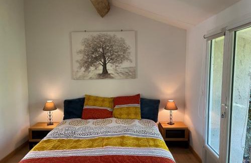 Tourbes Appartement | Pézenas Cottage avec terrasse et jardin 1 chambre et 1 mezzanine au coeur d'un domaine avec 2 piscines