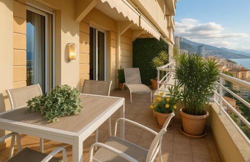 Bagnolet Appartement | Palais Florentin - Prime location -150m Casino gardens - Panoramic Sea View - Large Terrace - Parking