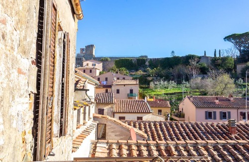 Massa Marittima Appartement | Palazzo Malfatti- Superior penthouse with two bedrooms for 6 people
