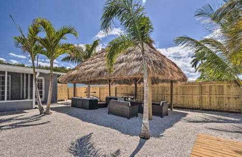 Palm City Maison | Palm City Canalfront Home with Boat Dock and Fire Pit!