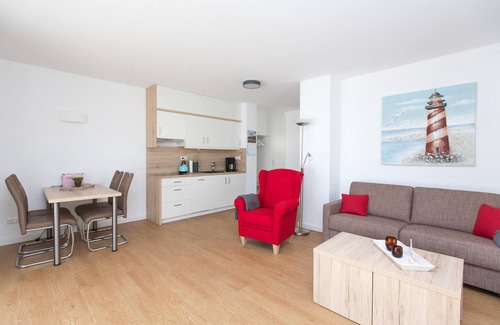 Plau am See Appartement | Panorama apartment "Leuchtturmblick", two terraces dog allowed. House 6 No 57