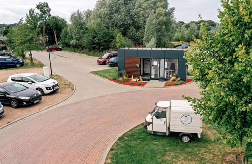 Plau am See Appartement | Panorama apartment "Leuchtturmblick", two terraces dog allowed. House 6 No 57