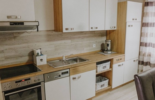 Vordergalgenberg Appartement | Panoramastüberl with view of the Alps