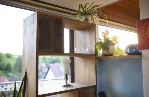 Konitz Appartement | PanoramaStudio mit Hängematte, WiFi, Küche, Bad, Sofa, 7 Min. zum Thüringer Meer