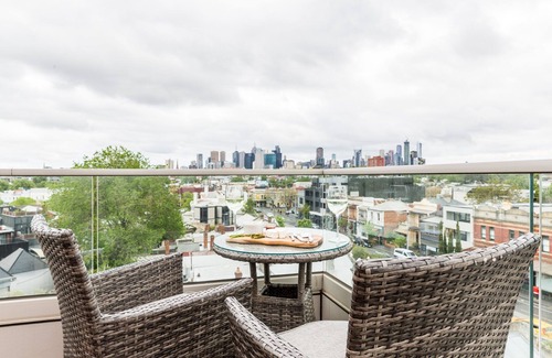 Fitzroy North Appartement | Vues panoramiques sur la ville de Funky Fitzroy
