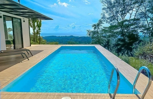 Ciudad Cortes Maison | Panoramic Ocean View: Modern Home + Pool