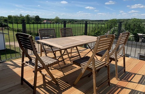 Zarrendorf Appartement | Panoramic view 1 - Landhaus Wiesenblick