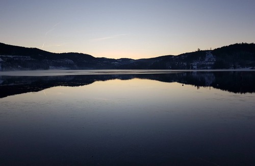 Neustadt Appartement | Panoramic view over Titisee-Neustadt in 2-room top floor apartment with balcony