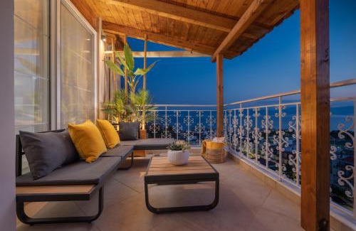 Loutra Edipsou Maison | Panoramic view!Penthouse 120qm of sea & mountain