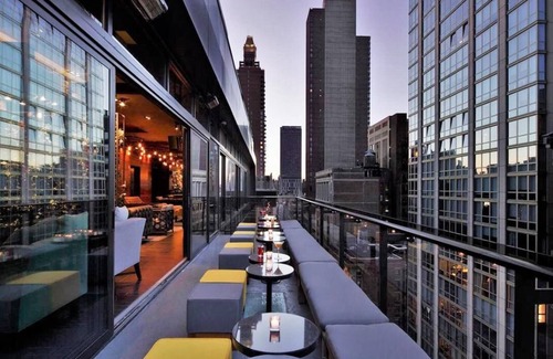 Rose Hill Hôtel | Panoramic Views from Rooftop Bar! Minutes to Times Square, Pets Allowed, Pool!