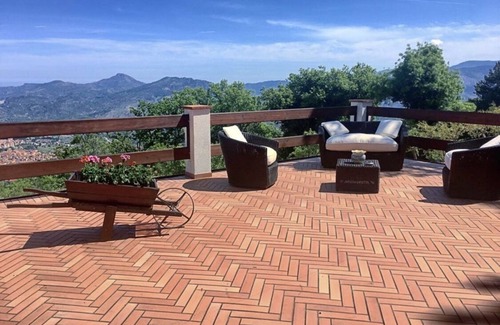 Castelbuono Villa | Panoramic Villa Valù with private pool and breathtaking view