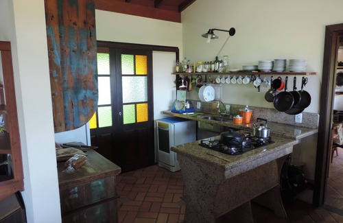Garopaba Maison | Paradis sur la plage de Silveira. Maison pour 8/10 personnes avec belle vue sur la mer.