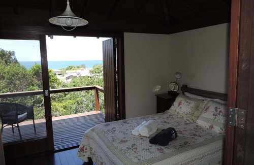 Garopaba Maison | Paradis sur la plage de Silveira. Maison pour 8/10 personnes avec belle vue sur la mer.