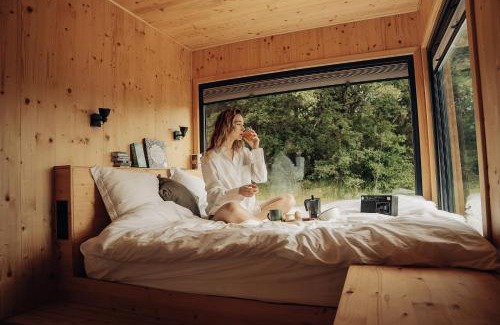 Saint-Romain-en-Viennois Chalet De Ski | Parcel Tiny House au coeur des vignes proche Mont Ventoux
