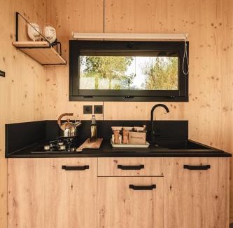 Saint-Romain-en-Viennois Chalet De Ski | Parcel Tiny House au coeur des vignes proche Mont Ventoux