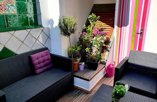 Quartier de la Monnaie Appartement | Entre odeon et st. Michel-notre dame, duplex 40m2, charme,poutres, terrasse