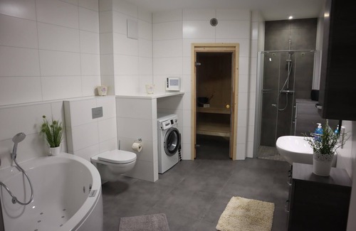 Wendisch Rietz Appartement | Park - Apartment 13 im Marinapark Scharmützelsee, Sauna, Whirlpool, 4 Pers., 80 m²