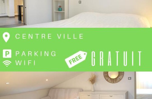 Bas-Vernet Appartement | Parking rue gratuit Centre ville Wifi offert