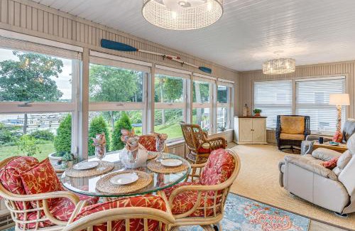 Earlville Maison | Patio and Water Views Serene Bohemia River Escape!