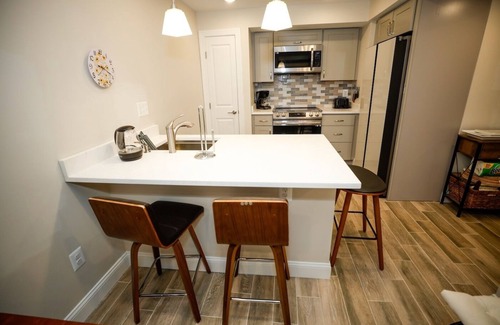Northwest Appartement | Peaceful 2BR/2BA Retreat Near Downtown DC. Sleeps 5. Walk to bus stop or Metro.