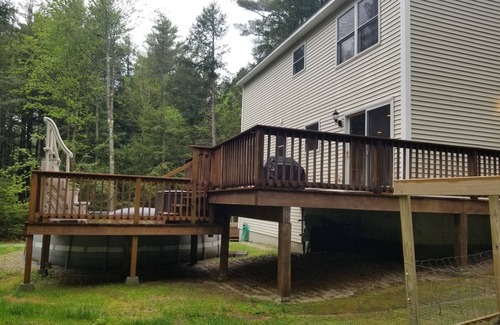 Wolfeboro Maison | Peaceful and spacious house. Snowmobile, XC Skiing just behind the house.