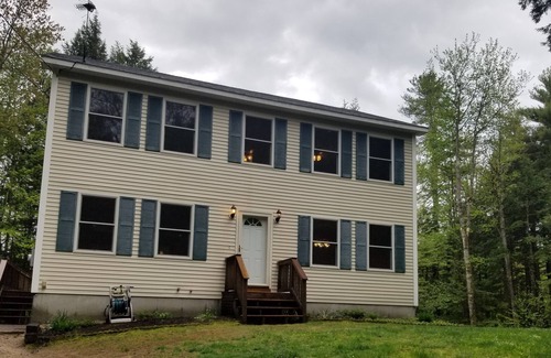 Wolfeboro Maison | Peaceful and spacious house. Snowmobile, XC Skiing just behind the house.