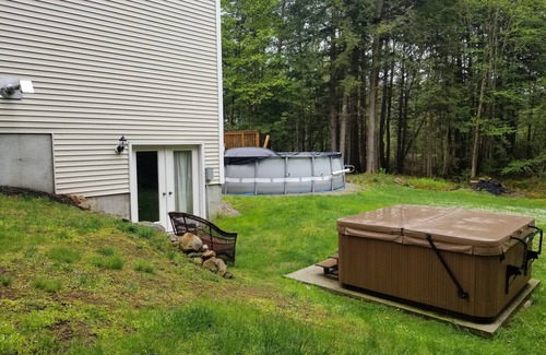 Wolfeboro Maison | Peaceful and spacious house. Snowmobile, XC Skiing just behind the house.