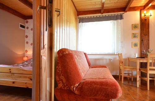 Darlowo Maison | Un chalet calme dans un village balnéaire. Salon, deux chambres