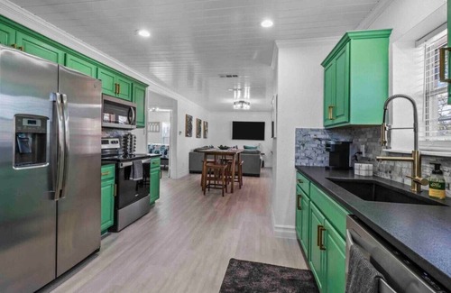 Little Elm Maison | Peaceful Lake Cabin in City Getaway | Hot Tub, Beach, & Spacious Deck
