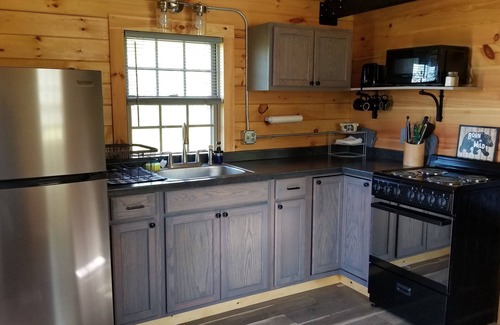 Guilford Cabine | Peacefully located back off the road, with scenic views.
