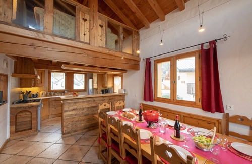Peisey-Nancroix Chalet De Ski | Peisey Vallandry Les Arcs : Chalet spacieux au coeur des grands domaines skiable