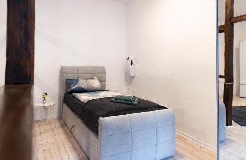 Bad Oeynhausen Maison | Pension Zimmer - Gemeinschaftsküche und Badezimmer