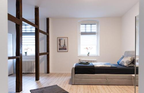 Bad Oeynhausen Maison | Pension Zimmer - Gemeinschaftsküche und Badezimmer