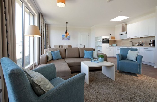 Boergerende-Rethwisch Appartement | Penthouse Waterkant - Meerblick Dachterrasse Wlan Sauna Schwimmbad