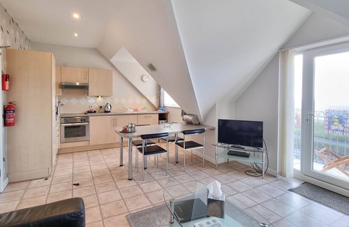 Bispham Appartement | Appartement en attiq-Vue plage-Panoramique-Salle de bain privée séparée-Penth...