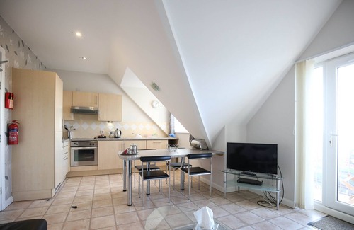 Bispham Appartement | Appartement en attiq-Vue plage-Panoramique-Salle de bain privée séparée-Penth...