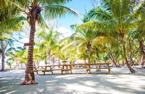 Thatch Caye Station Balnéaire | Penthouse Oceanfront Cabana w/ Private Ocean-Facing Balcony & Amazing Views