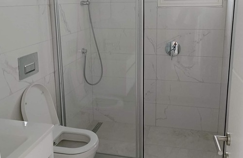 Kalo Chorio Appartement | Penthouse Poseidon happy families & friends sea + mountain view, BBQ, large roof