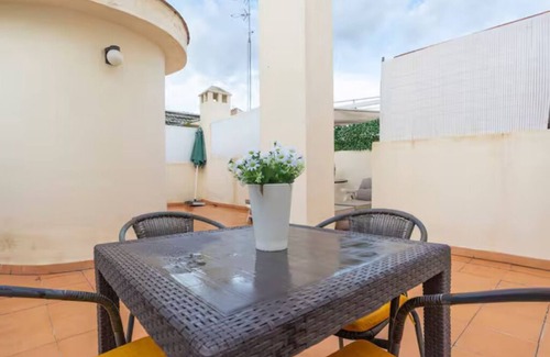 La Goleta Appartement | Penthouse with large roof malaga center