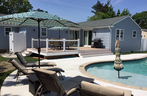 Swainton Maison | Belle location familiale Avalon avec piscine chauffée et spa
