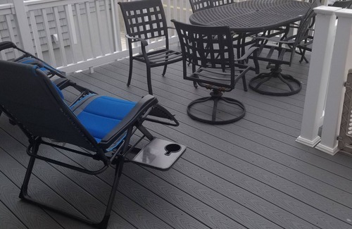 Seaside Heights Maison | Seaside Heights, bloc de plage tranquille avec vue sur l'océan.