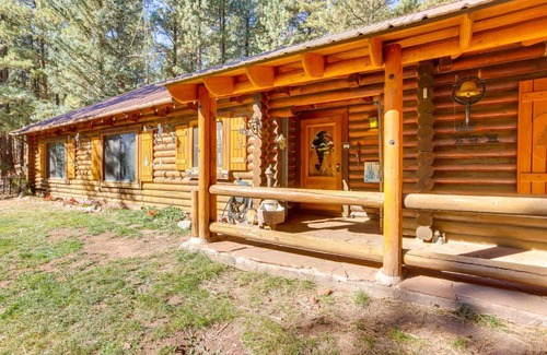 Vallecito Maison | Pet-Friendly Bayfield Cabin with Game Room and Hot Tub