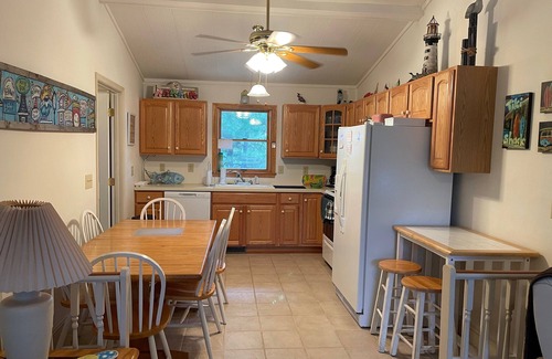 Broadkill Beach Maison | Pet friendly, Broadkill Beach rental with a large screened in area and open deck!