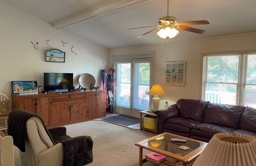 Broadkill Beach Maison | Pet friendly, Broadkill Beach rental with a large screened in area and open deck!