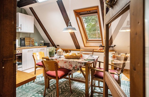 Oberneuland Appartement | Appartement de vacances pour animaux "Lieblingsplatz" avec terrasse partagée, jardin et Wi-Fi