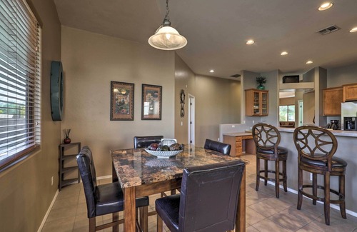 Tucson Mountain Sanctuary Maison | Pet-Friendly Tucson Home w/ Patio & Mountain Views