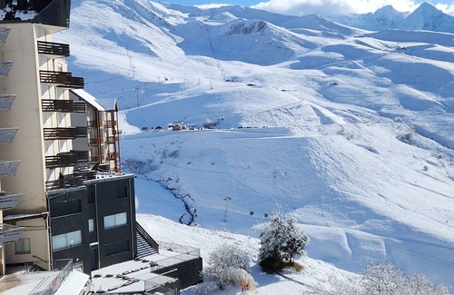 Peyragudes Appartement | Peyragudes Studio avec vue sur montagne Balcons du soleil